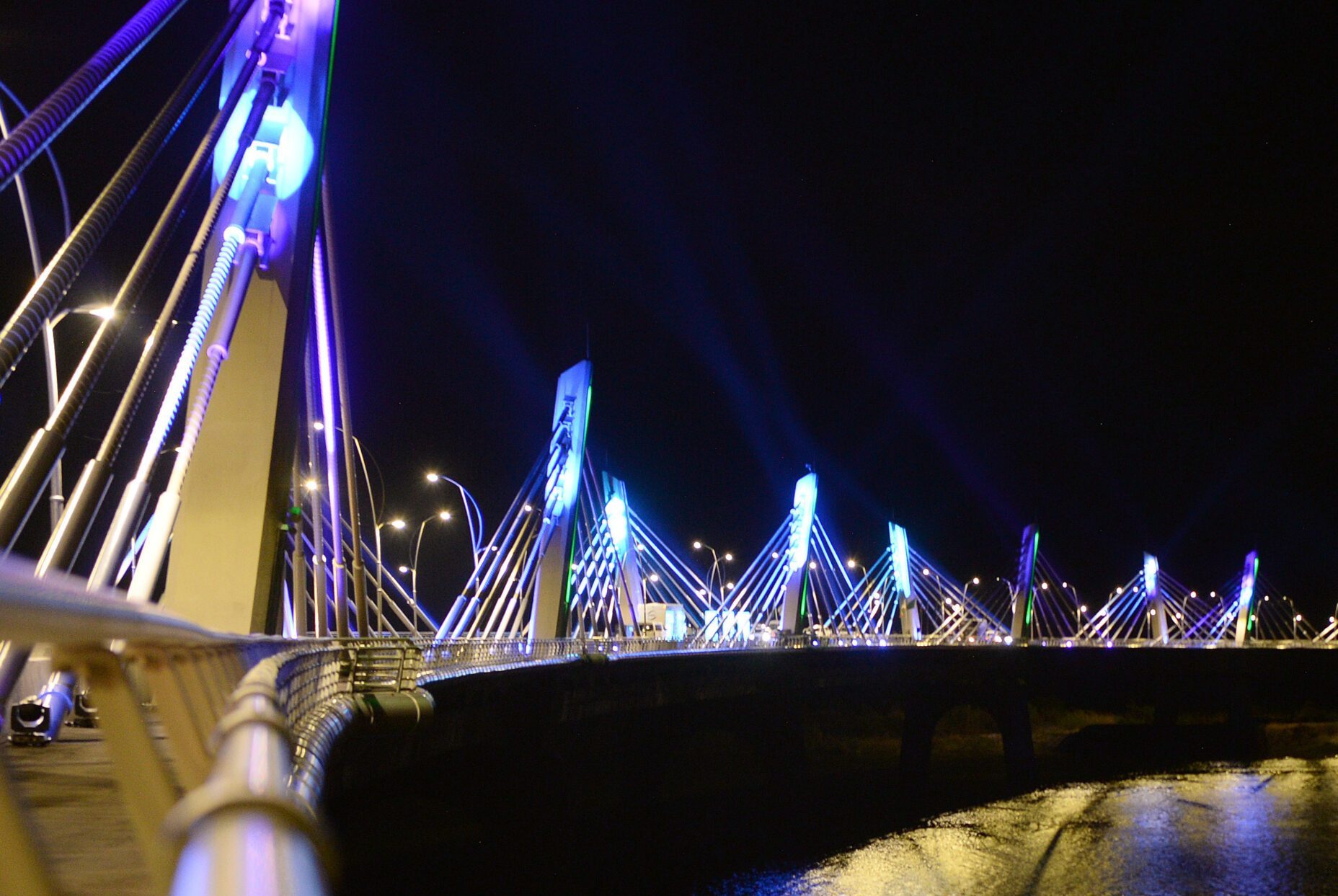 kazungula bridge night